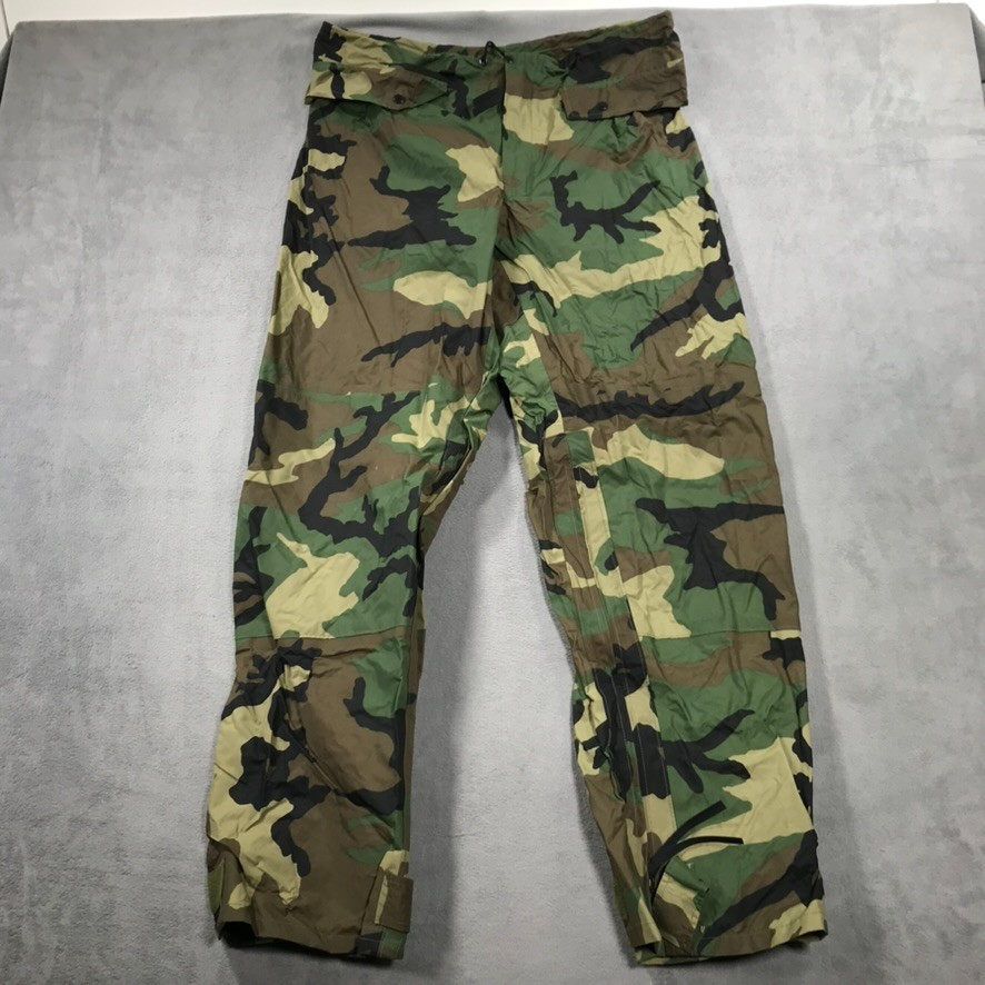 Orc Industries Improved Rainsuit Trousers Men's Small Green Camo Waterproof Pant