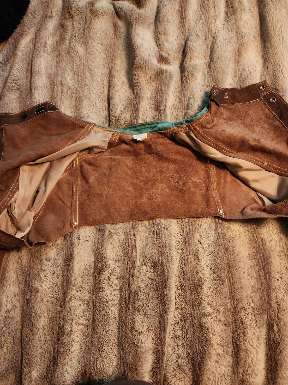 Rawhyde Frontier Split Cowhide Welding Cape Sleeve Jacket XXL
