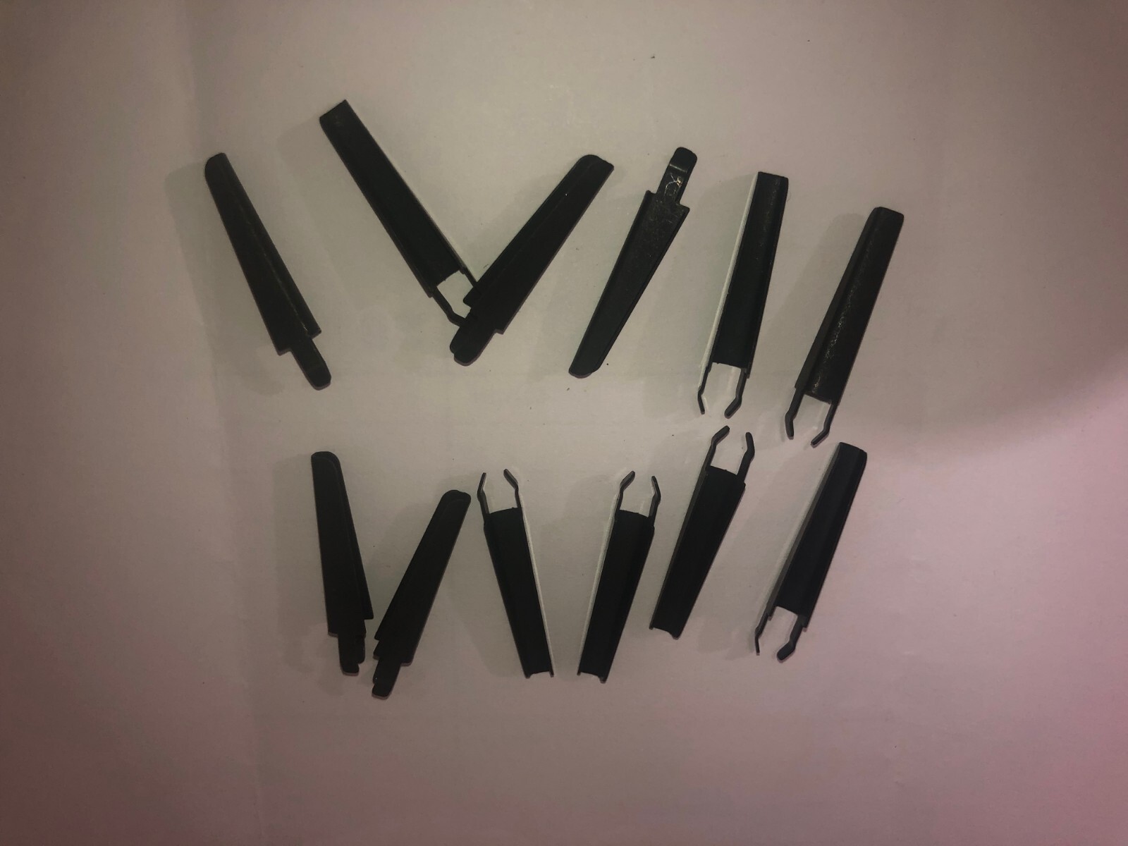 LIONEL PARTS, 2411-4 , SET OF 12 LUMBER STAKES, SPRING STEEL LIKE ORIGINALS