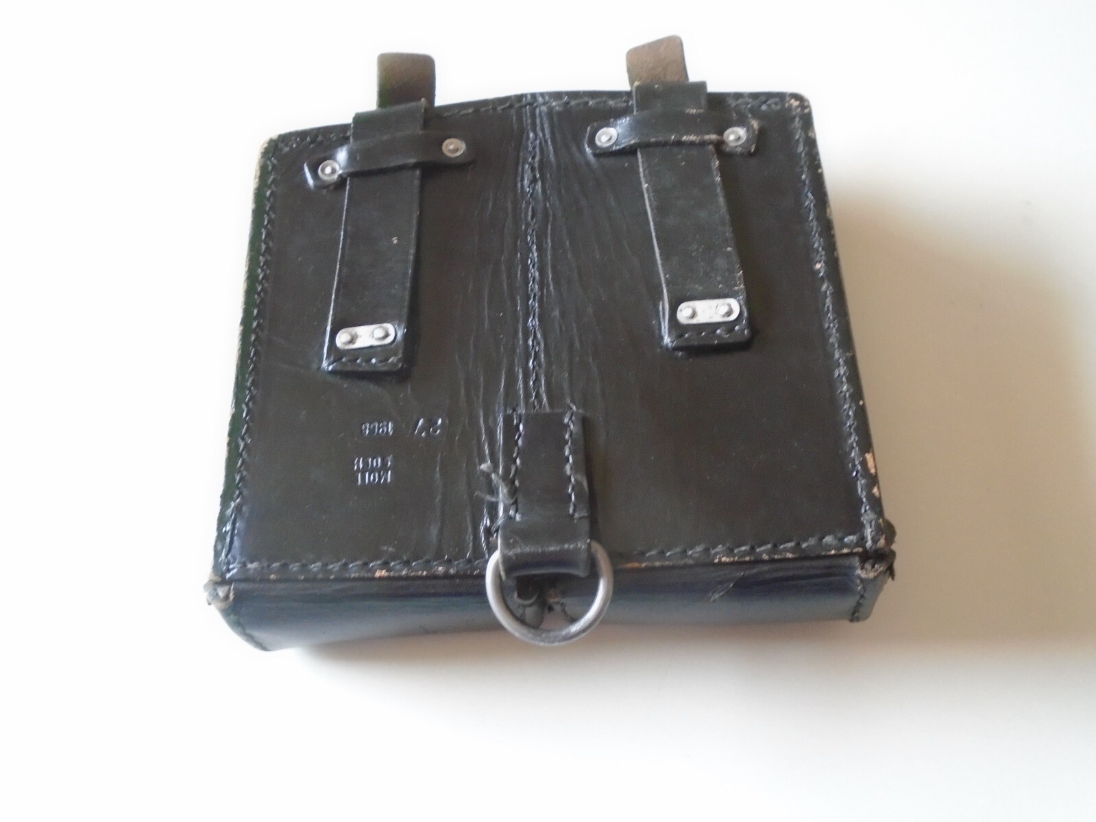 MOLL GOCH 27 Leather Double Clip/Magazine Holder Pouch 1968 moll boch leather