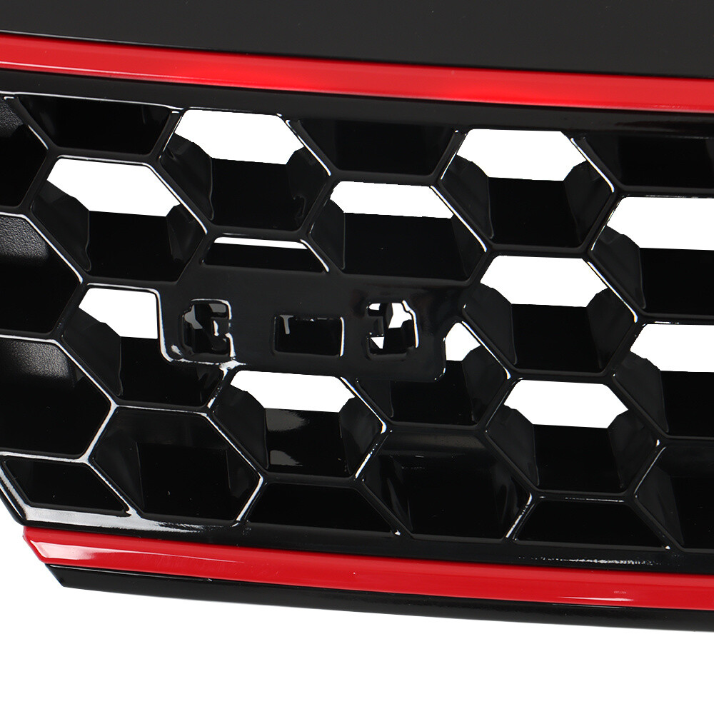 Front Bumper Upper＆Lower Grille Kit W/Bezels Trim Grill For VW Jetta 2011-2014