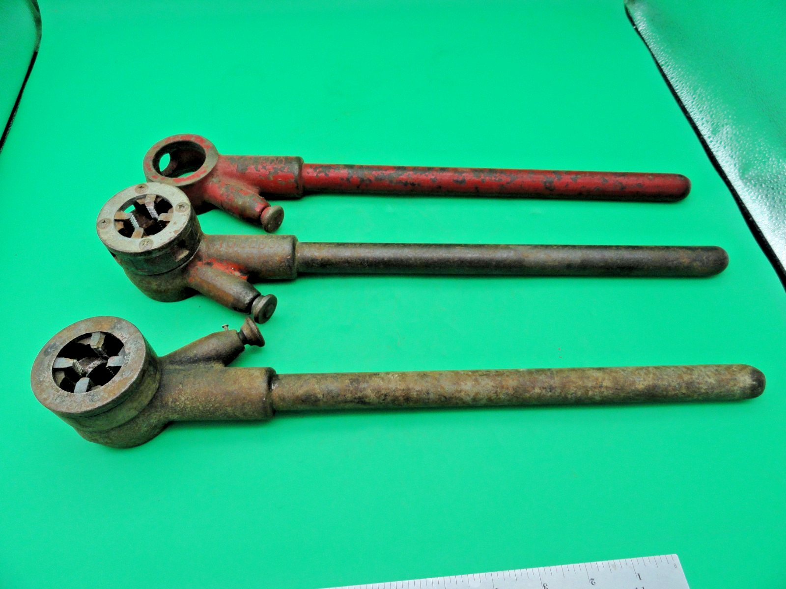 00 1/2” Pipe Threader *Good Dies*Toledo(3pcs) "PLEASE READ"