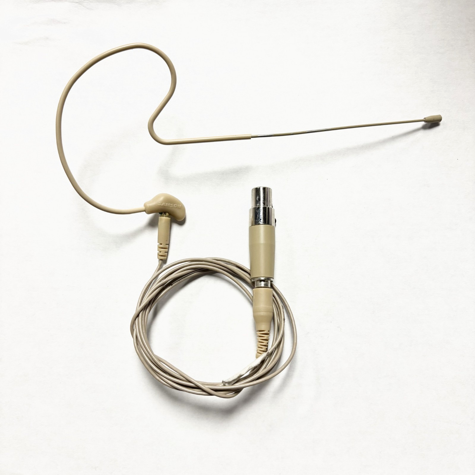 Unbranded Beige Headset Mic – 4-Pin Mini XLR (TA4F)