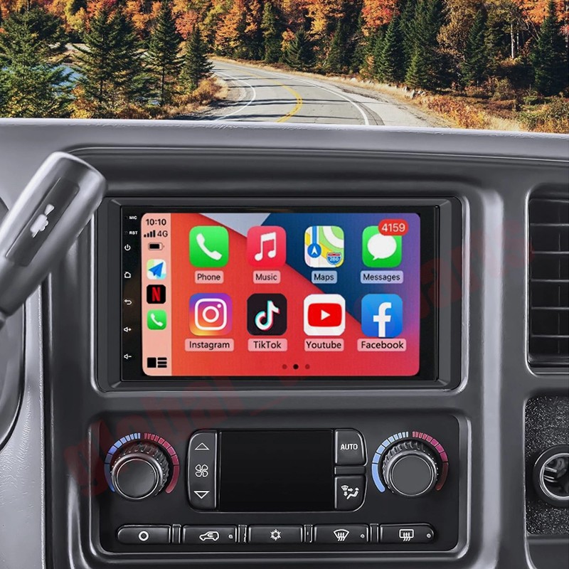 Android 15 CarPlay For 2003-2006 Chevrolet Silverado 1500 2500 Stereo Radio GPS