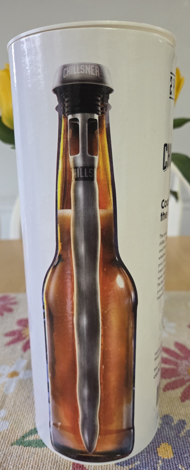 Chillsner by Corkcicle 2 PACK Drink Thru High Tech Beer Chillers - NEW
