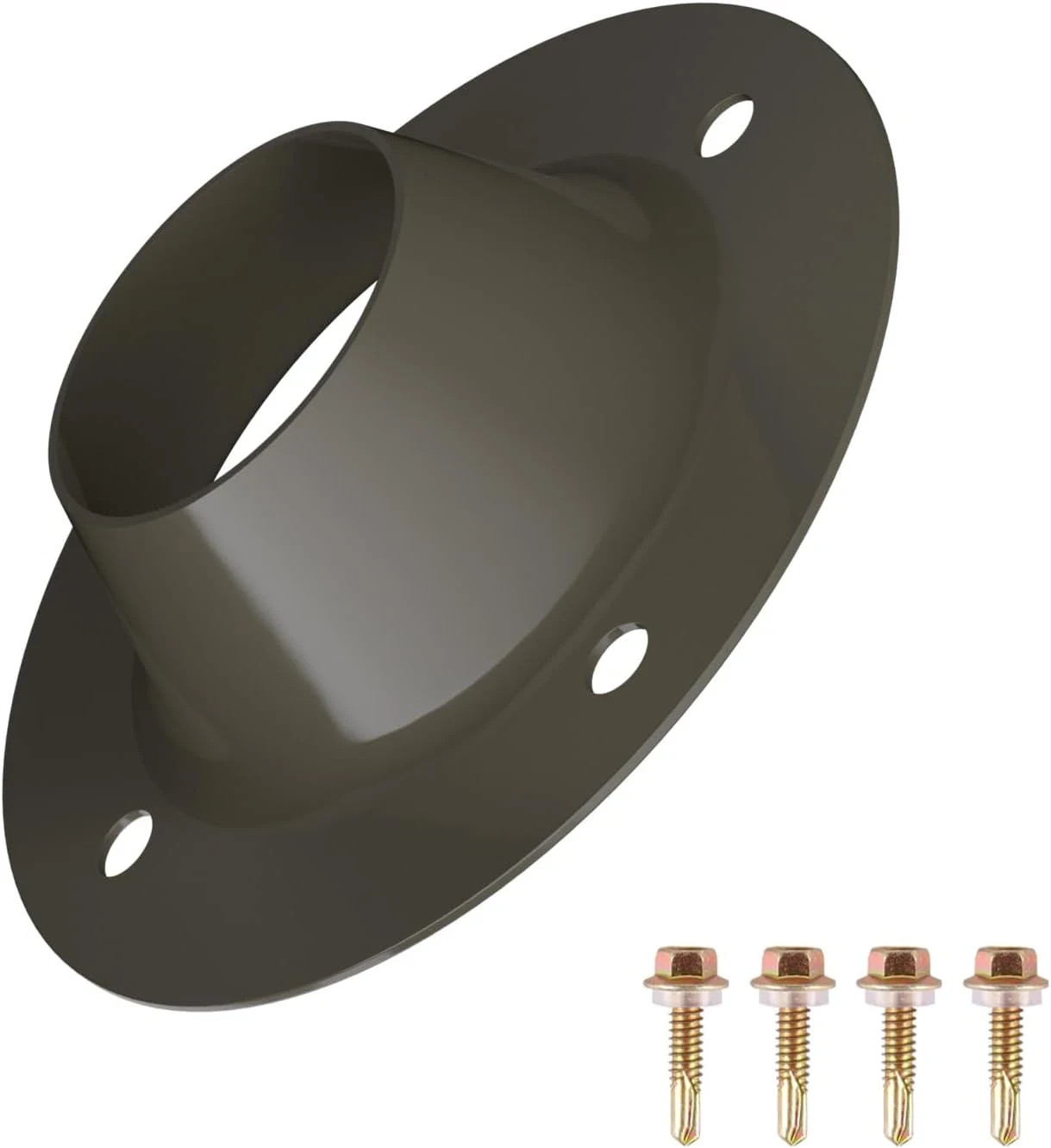 6-Volt Deer Feeder Replacement Funnel - 1.5" Drop Metal Funnel for Game Feeder