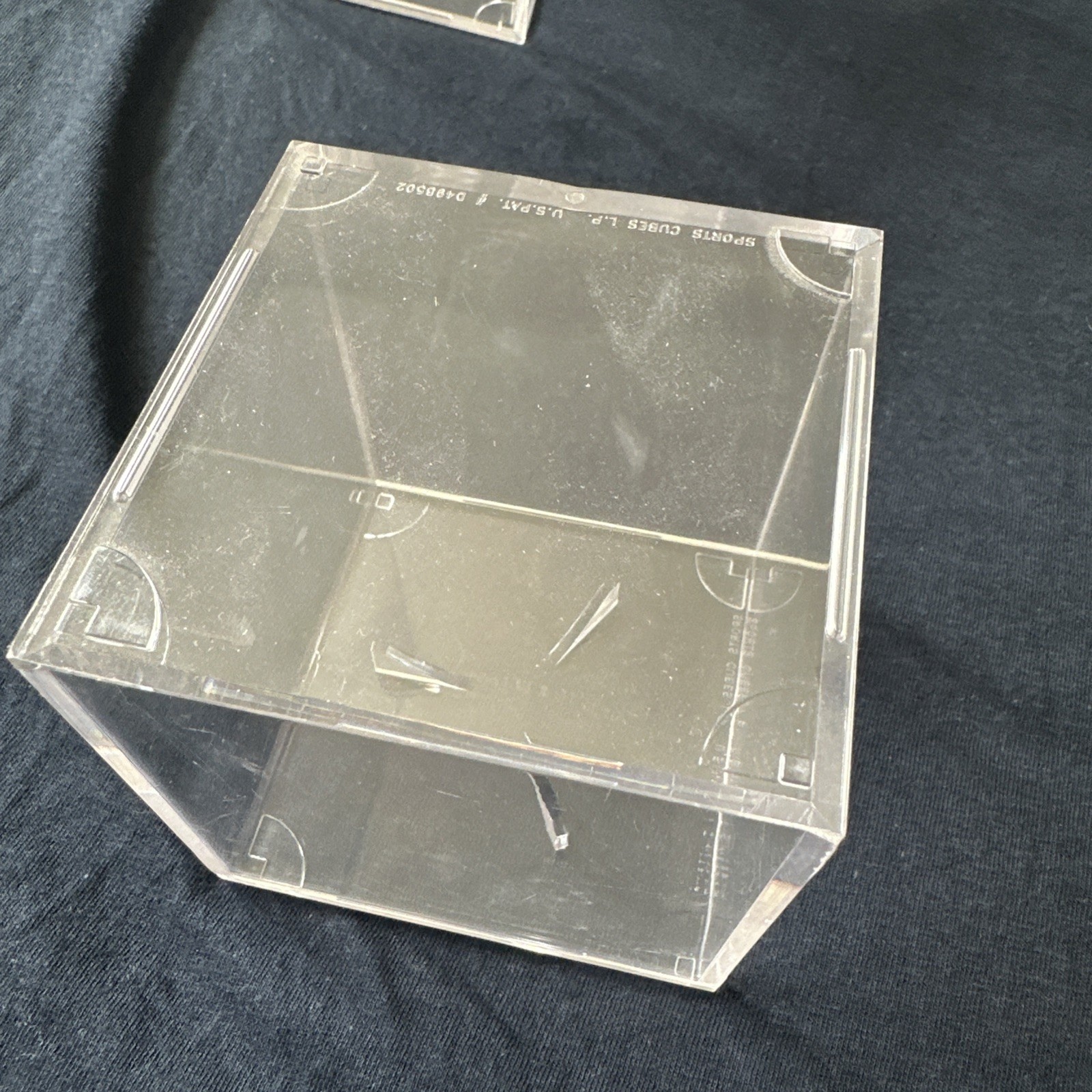 Baseball Display Case (4 Pack), UV Protected Acrylic Square Baseball Holder,