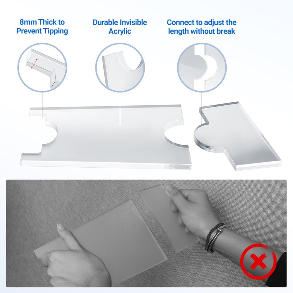 Couch Spacers & Furniture Protectors - Stoppers to Sliding (2-Pack)3389