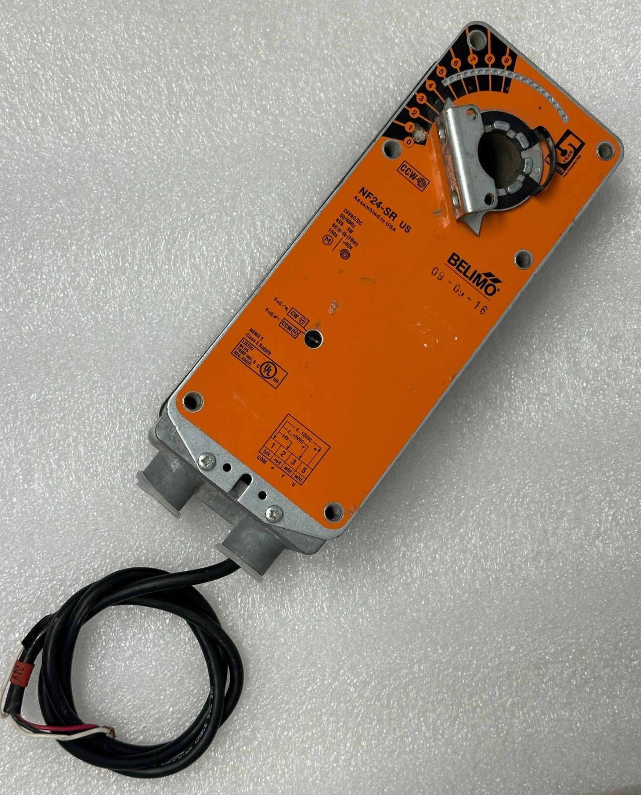 BELIMO NF24-SR SPRING RETURN FAIL-SAFE ON/OFF DAMPER ACTUATOR COUPLED 24VAC/DC