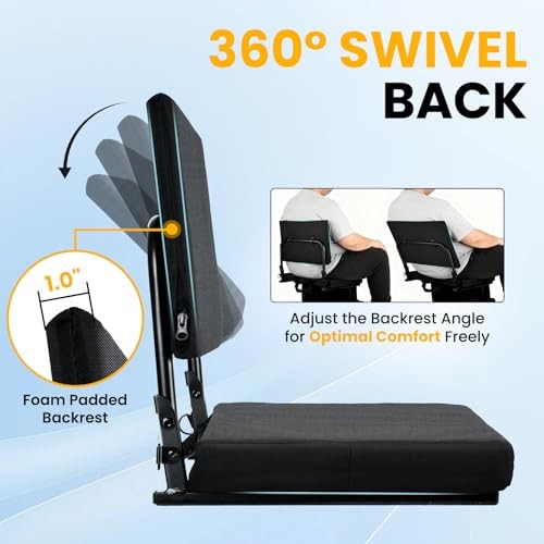 Stadium Seats with Back Support, Padded Bleacher Chairs with Back and 2 Pack