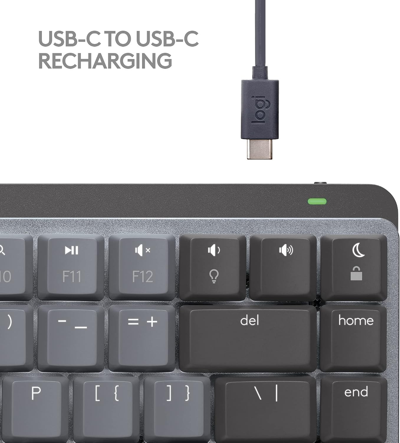 Logitech MX Mechanical Mini For Mac Wireless Illuminated Keyboard Low-Profile