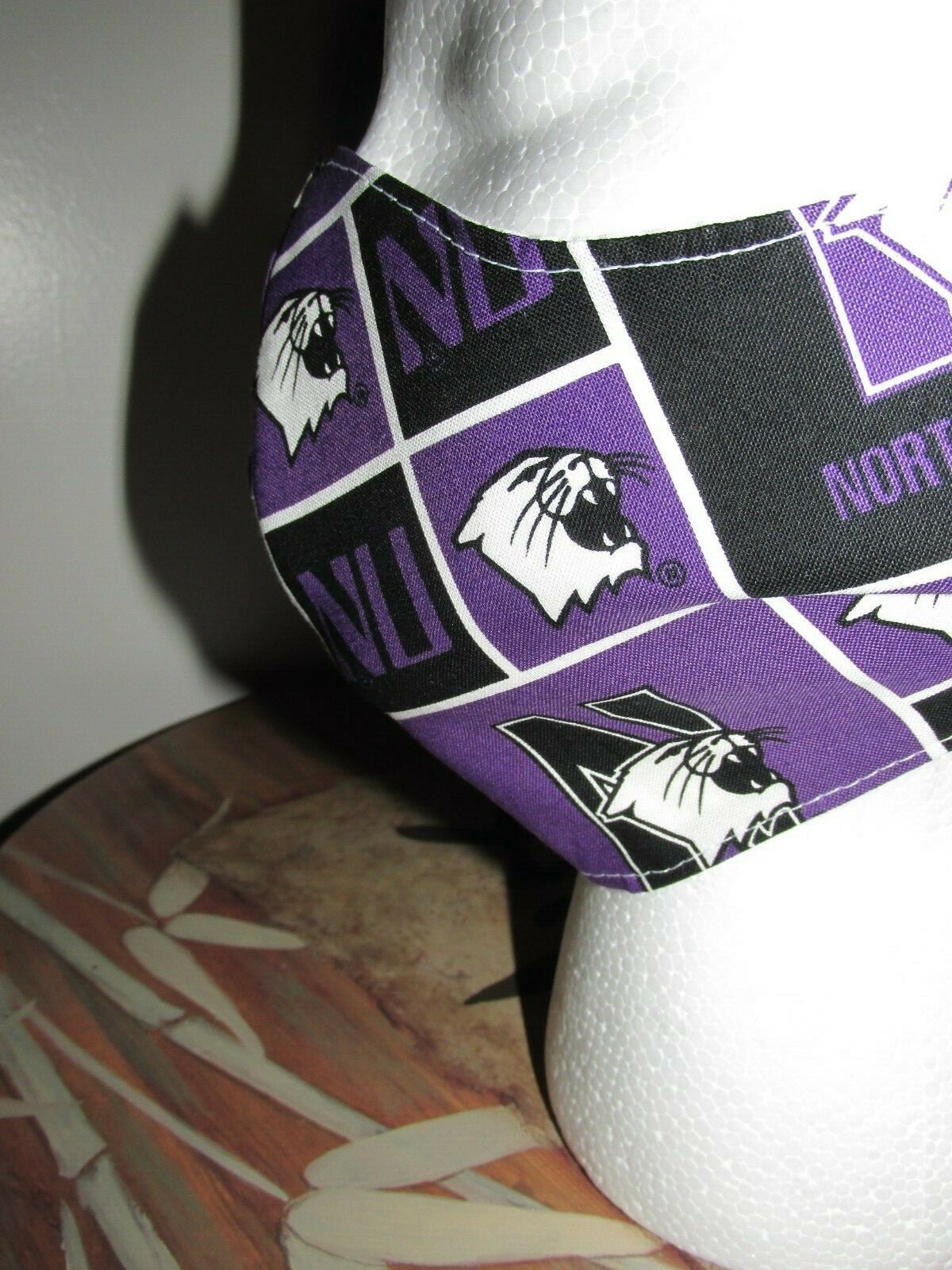 Northwestern University Contoured Washable Face Mask  Reusable  Double Layer 