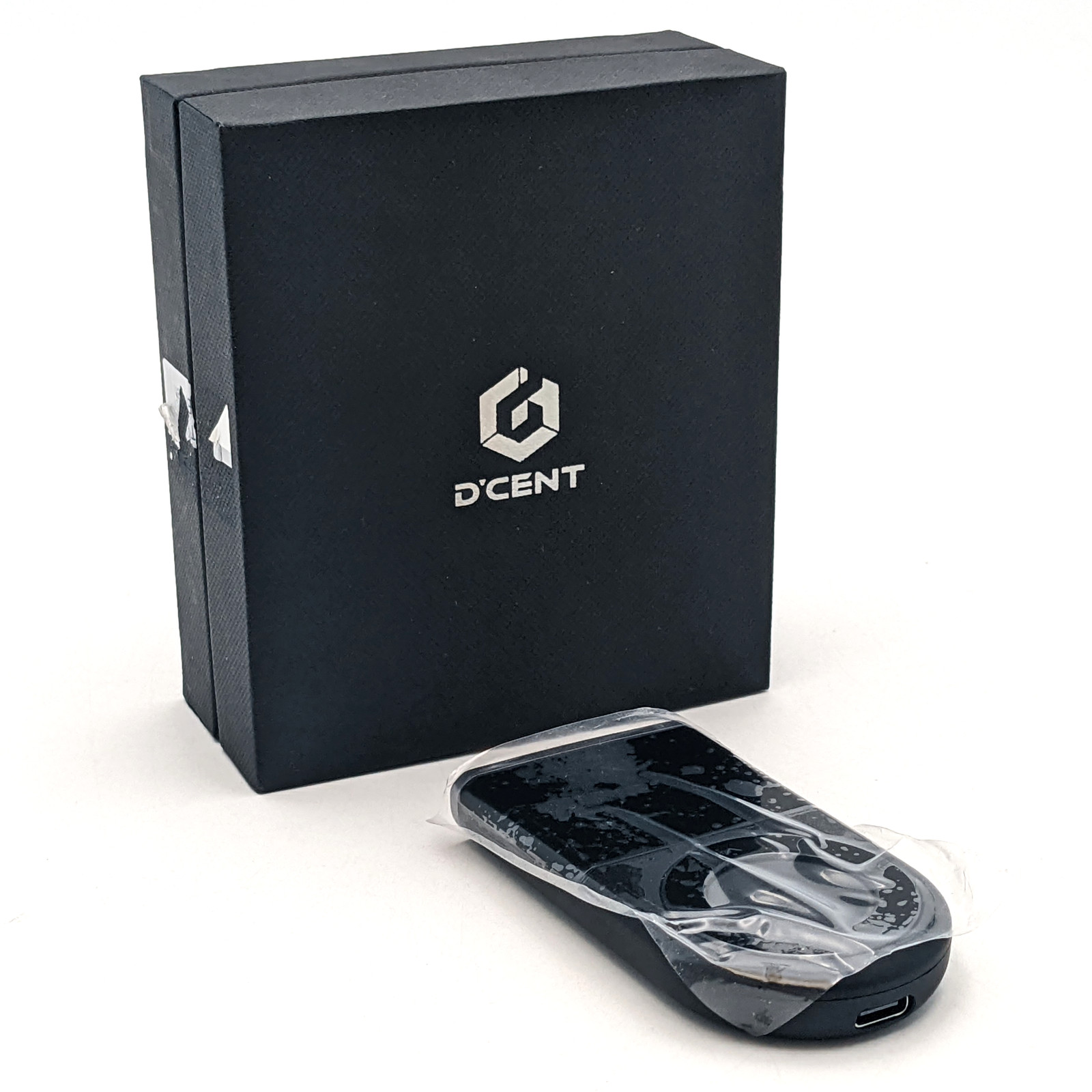 D'Cent Biometric Cryptocurrency Hardware Wallet - Fingerprint Scanner - Black