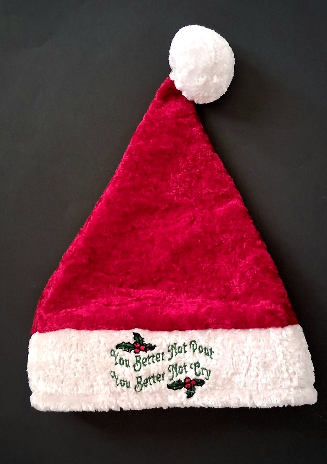 Little Daydreamers By Elope Kids Youth Christmas Santa Cap Hat Better Not Cry