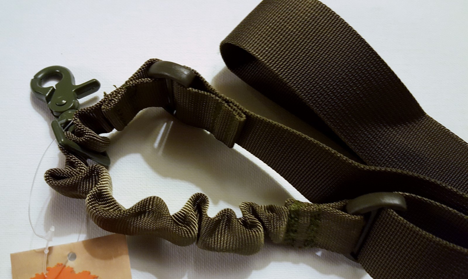 Lost Woods One Point Tactical Nylon Sling OD Green Fully Adjustable Durable Hook
