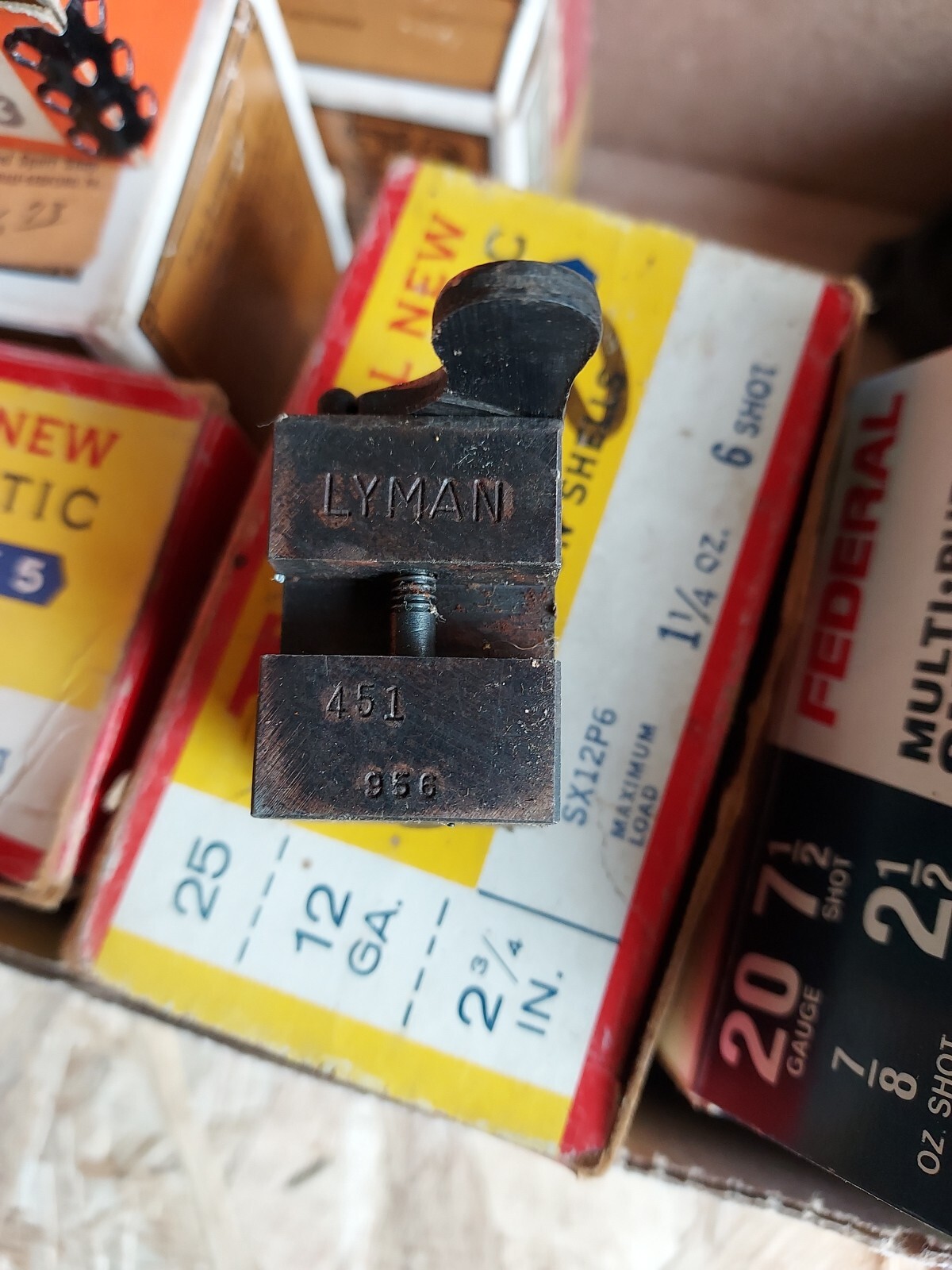 Vintage Lyman bullet mold 451  956
