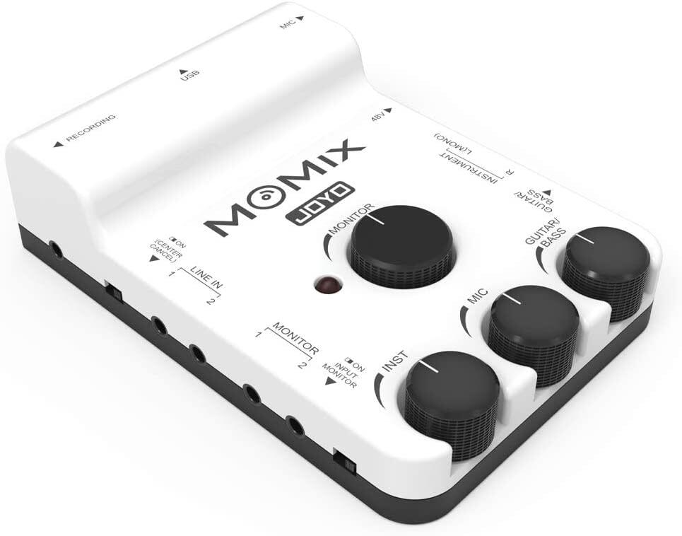 Joyo MOMIX USB Audio Interface/Stereo XLR Mixer for IOS & USB-C Devices
