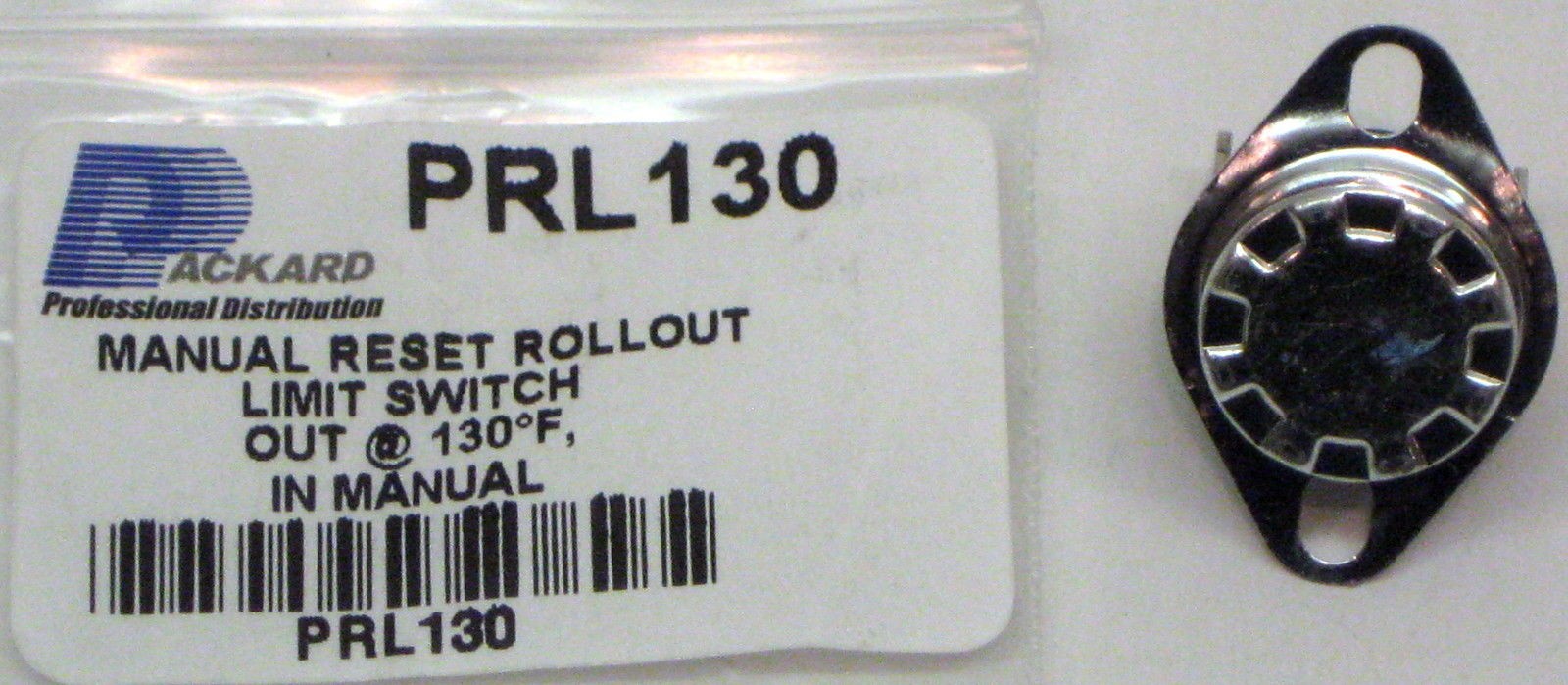 PRL130 L130 Limit Thermostat Manual Reset For Furnace Unit Heaters 47-22453-01