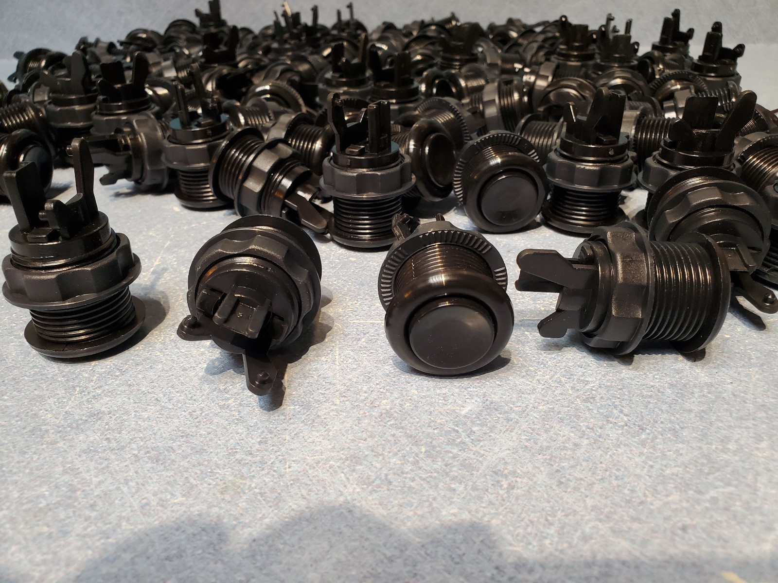 100 Arcade Video Game BLACK ARCADE GAME Push Buttons-LOW Price & Free Shipping