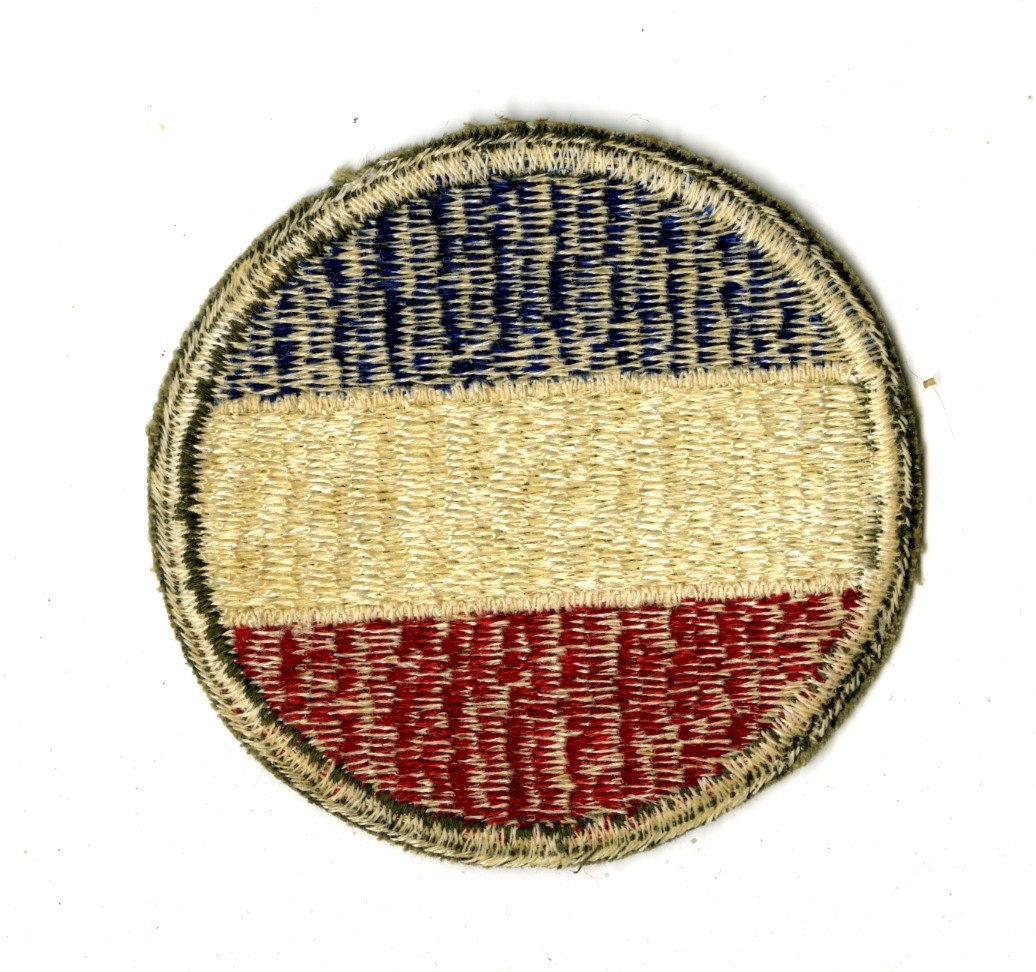 Army Ground Forces White Back Patch WWII Original