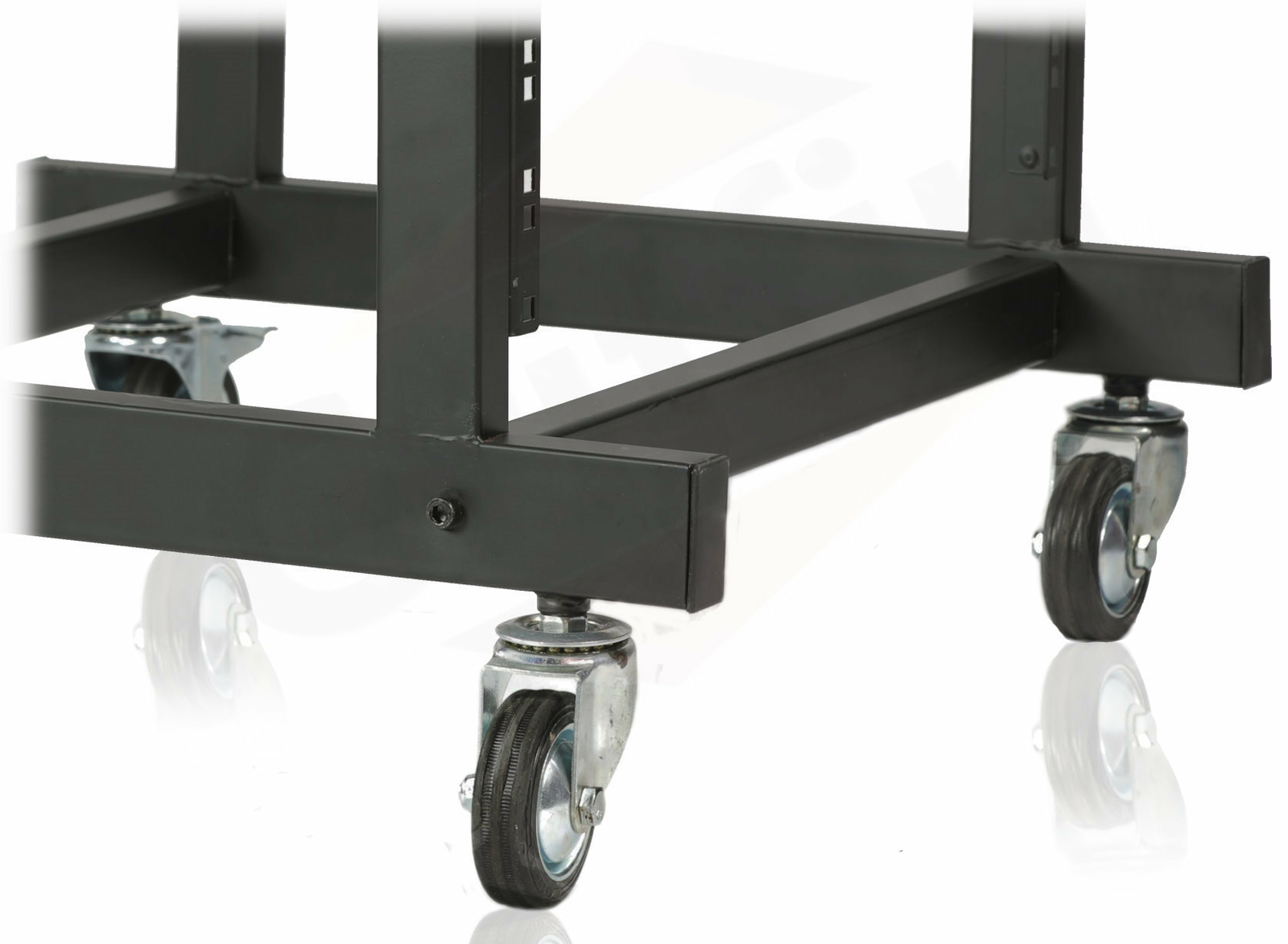 Rack Mount Cart Stand Rolling Studio Mixer Gear Pro Audio IT Server Holder Case