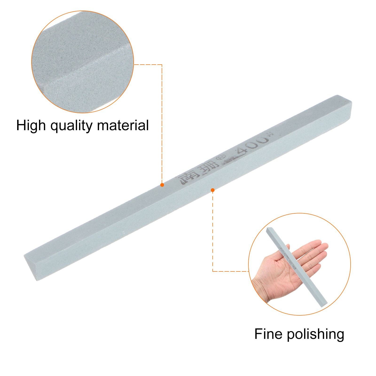 4pack Knife Sharpening Stone Triangle 400/600 Grit