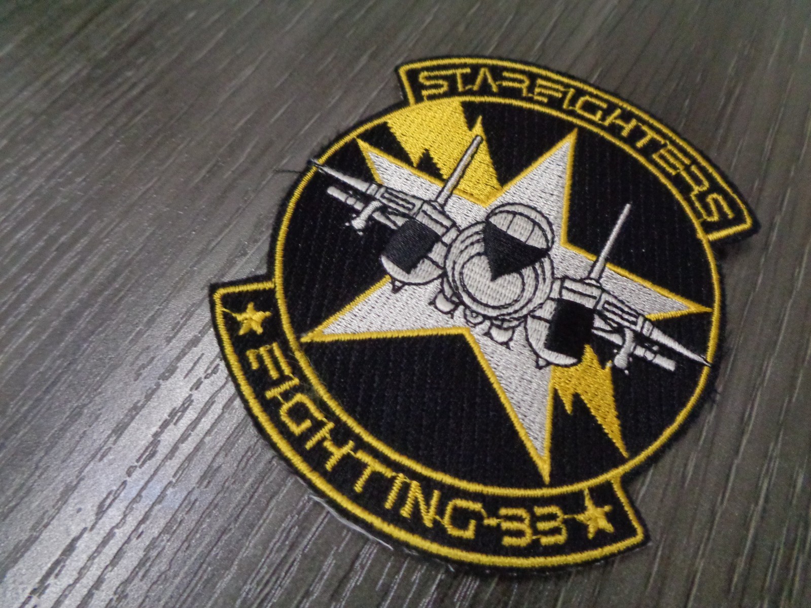 4" NAVY VF-33 STARFIGHTERS FIGHTING FIXED WING SQUADRON EMBROIDERED PATCH NEW