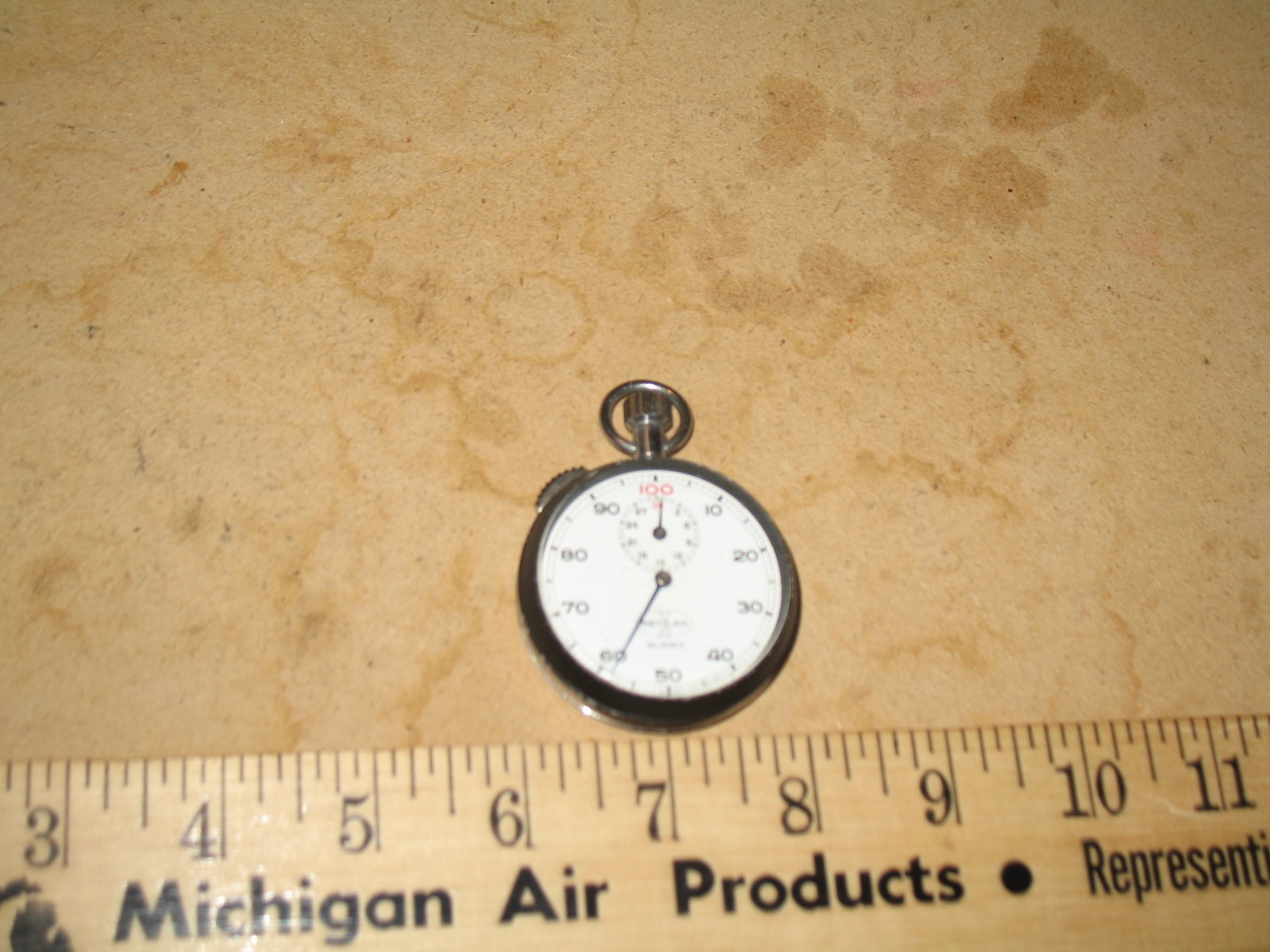 VINTAGE 60s 70s MEYLAN STOPWATCH 208A GOOD WORKING CONDITION