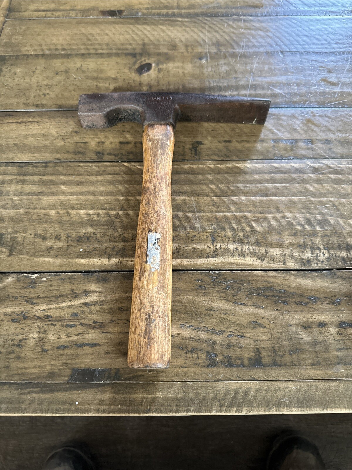 VINTAGE STANLEY 43 11 1/2a 24oz Mason Brick Hammer Geologist Rock Pick