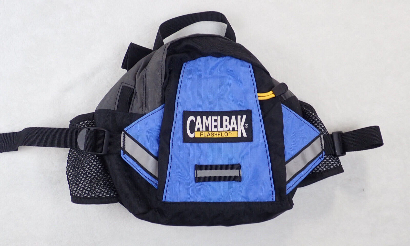 Camelbak Flashflo Hydration Fanny Pack Waist bag Blue Zip Pocket Hiking Walking