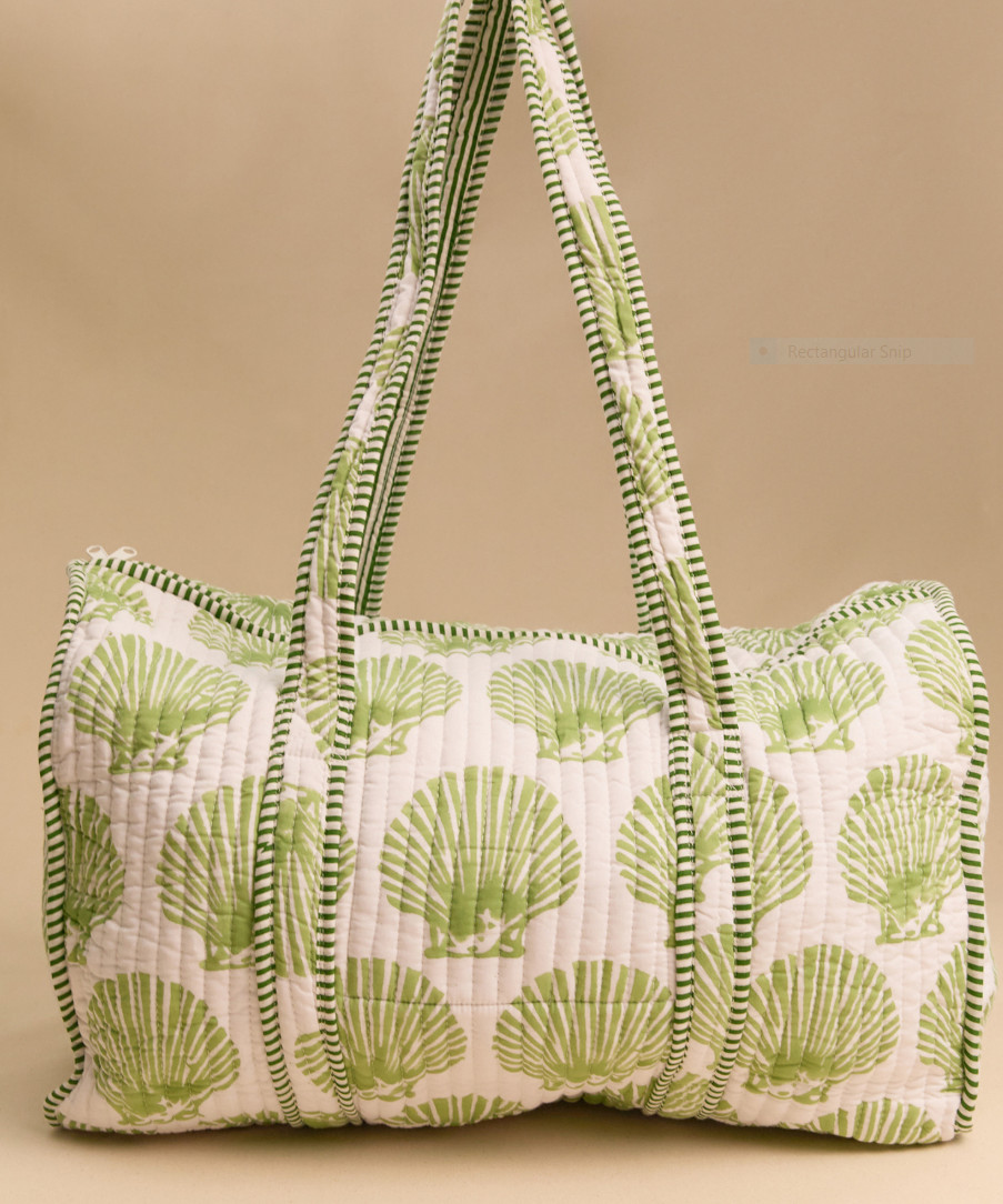 Sea Grove Quilted Duffel Bag