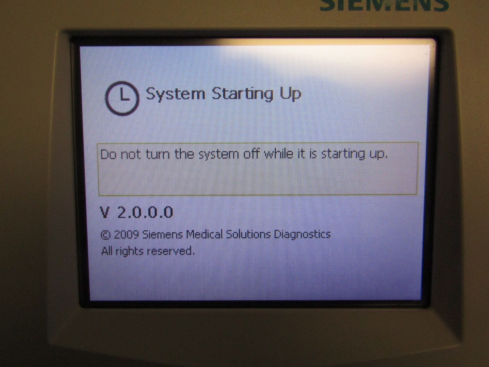 Siemens DCA Vantage Analyzer