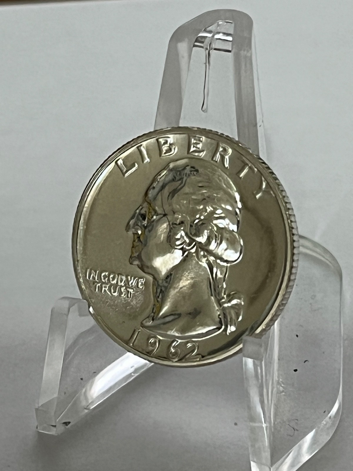 1962 Washington Quarter  GEM PROOF  90% Silver 25c
