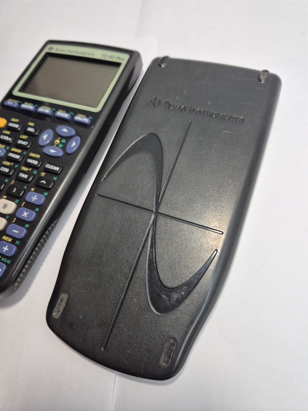 Texas Instruments TI-83 Plus Graphing Calculator With Cover - Tested