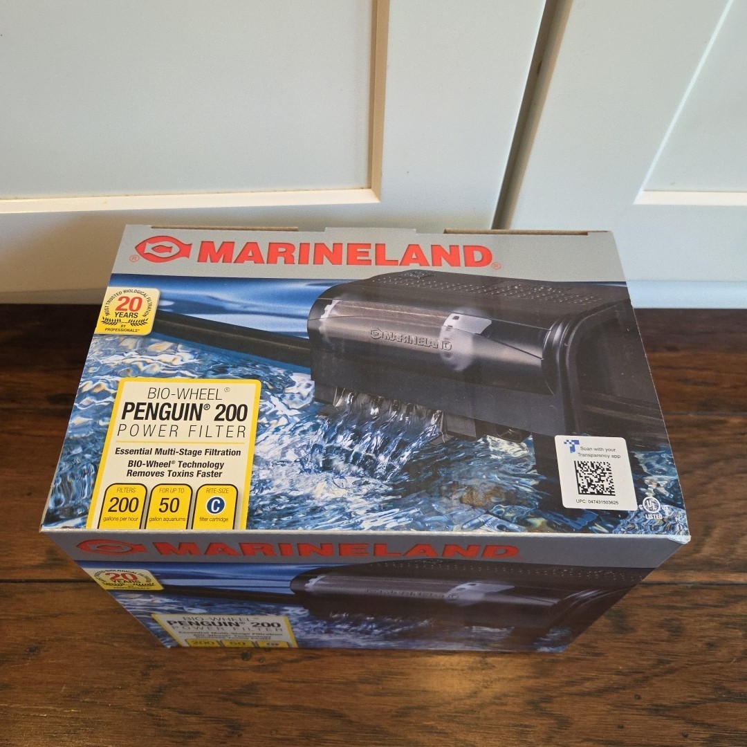 Marineland PF0200B Penguin Power Filter Aquarium 200B