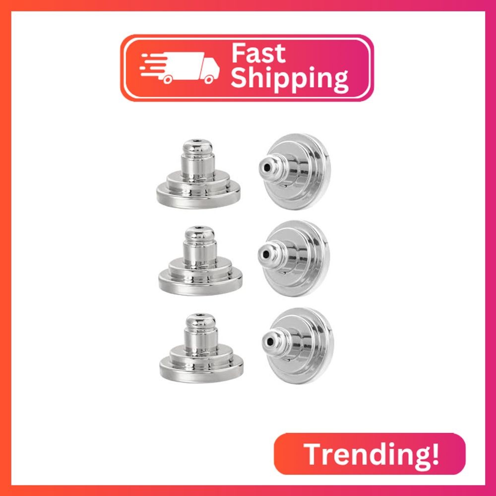 Earring Backs for Droopy Ears, JIACHARMED Big Earring Lifters Supports Backs for