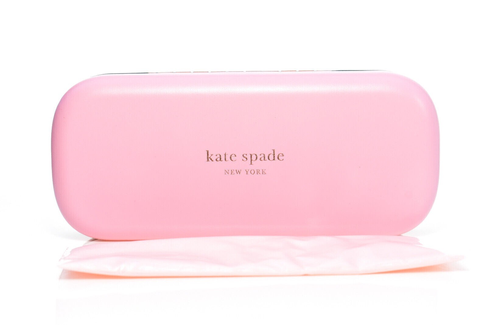 Kate Spade Hard Clamshell Eyeglasses Case - Pink GREEN New Authentic