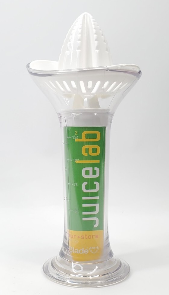 Metro Design JuiceLab Manual-Style Citrus White Juicer 5oz.