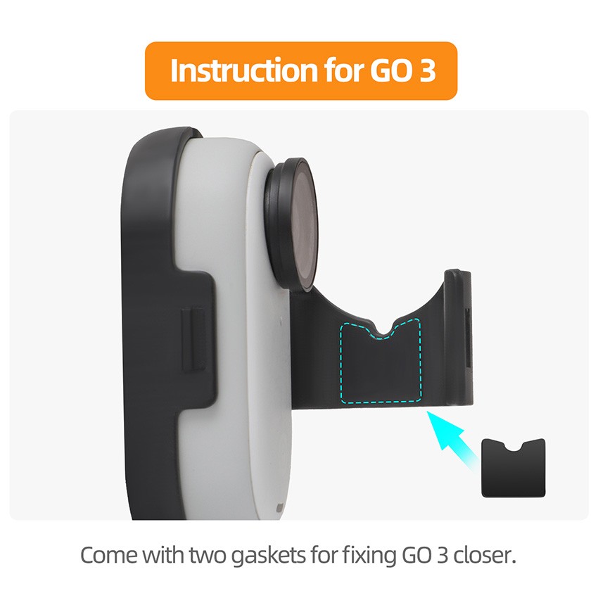 Vertical-Horizontal Mount Adapter for Insta360 GO 3S/GO 3