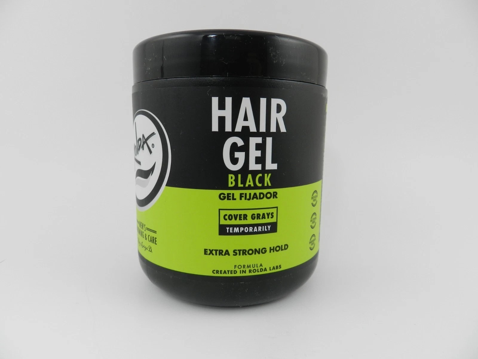 ROLDA Black Styling Extra Strong Hold Hair Gel - 17.6oz