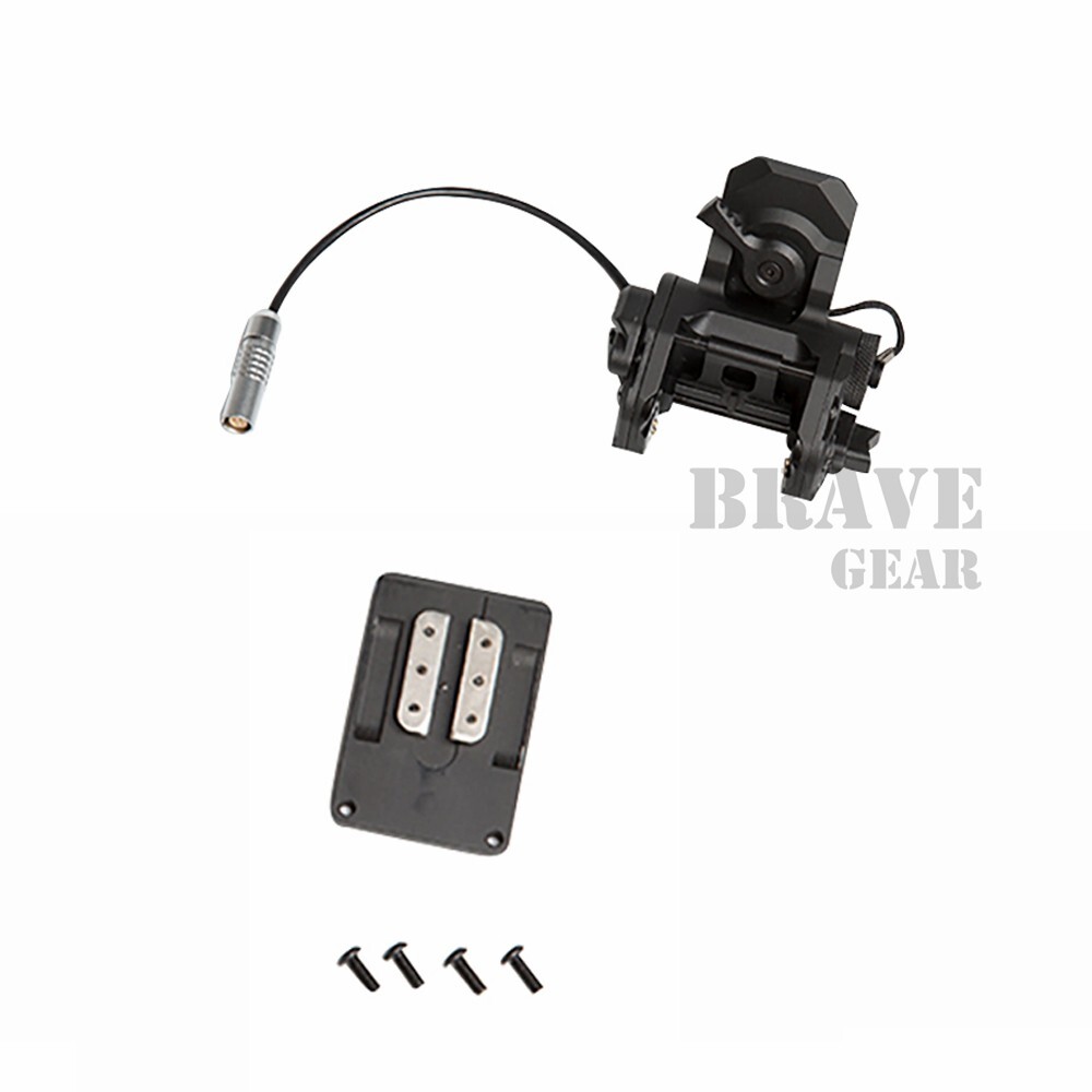 CNC Functional GSGM DPAM Mount w/HGU-56/P SPH-4 Flight Helmet Shroud Black