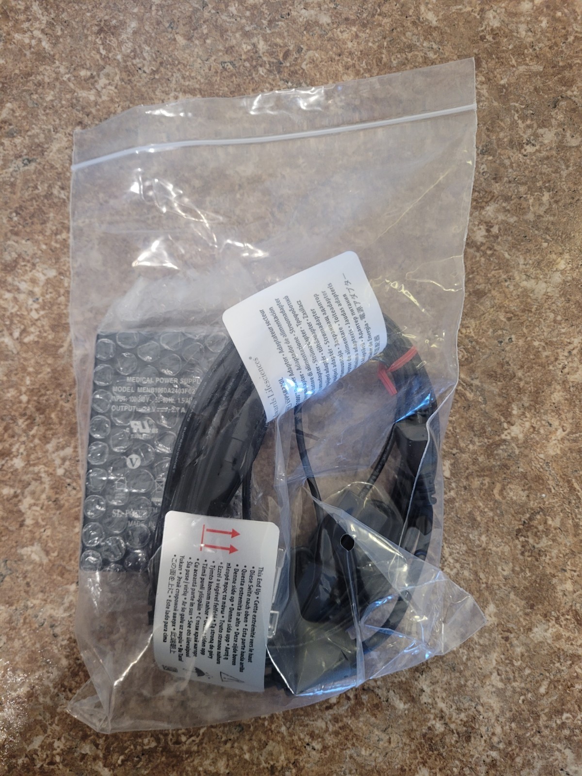 NEW Edwards Lifesciences EV1000 AC Power Adapter EVPSB220L