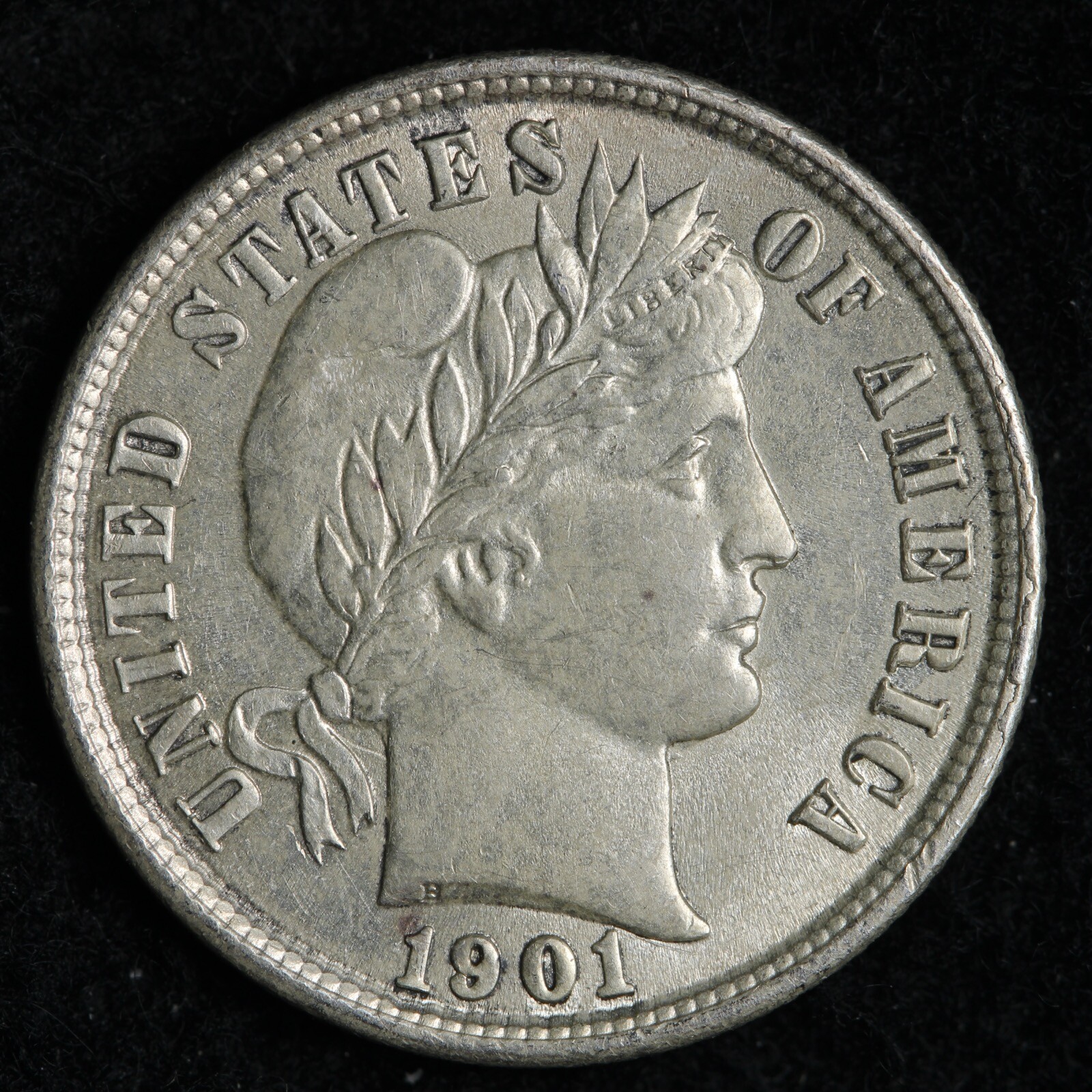 1901 Barber Silver Dime UNC *UNCIRCULATED* MS E259 UTLR