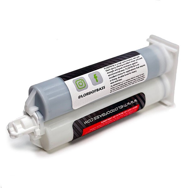 FLXEP860 Black 2-Part Semi-Flexible Epoxy Adhesive Glue 50ml High Strength 1:1