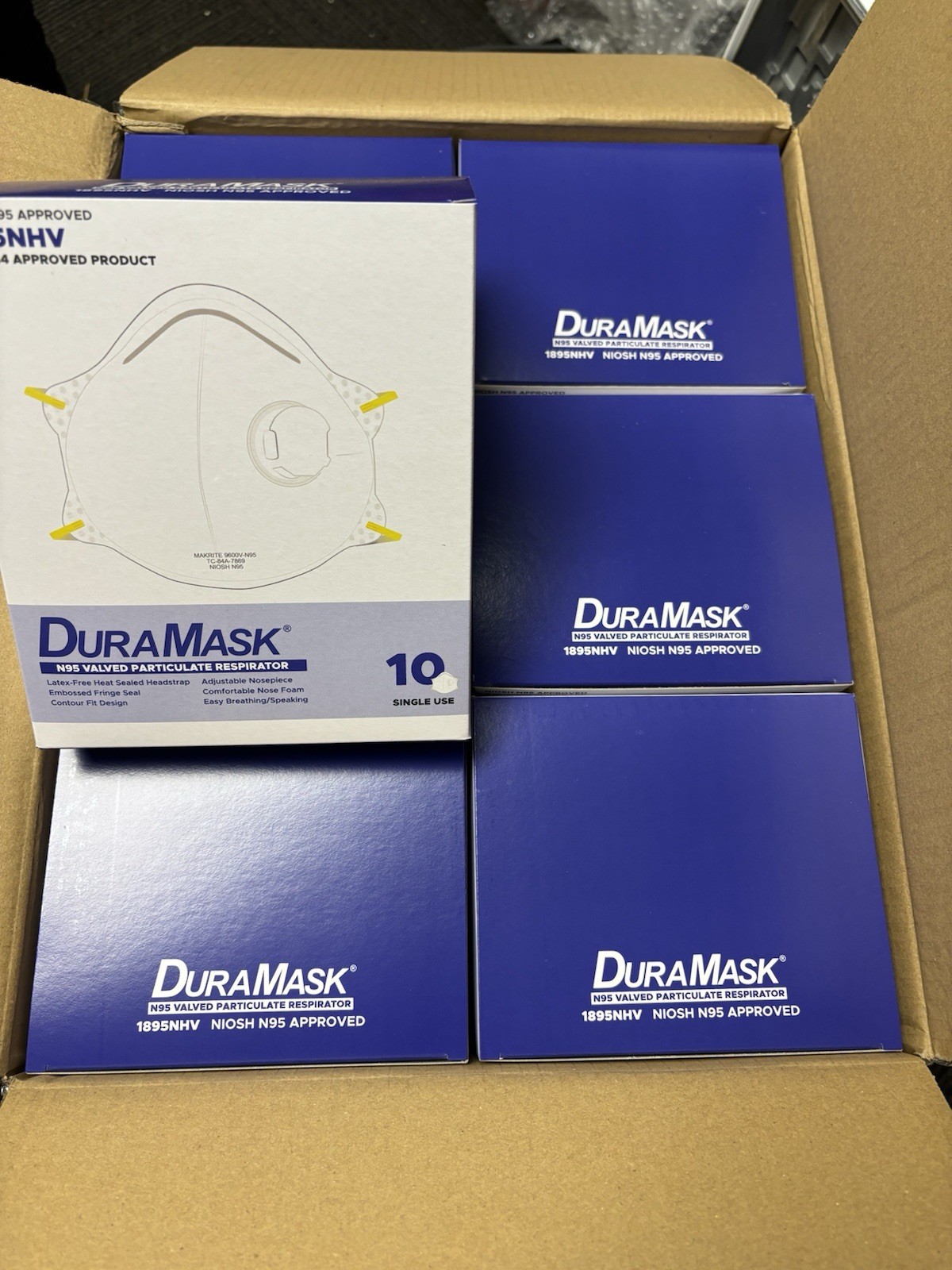 Case Of (120) Duty Mask 1895N/V Valved Particulate NIOSH Approved Respirator