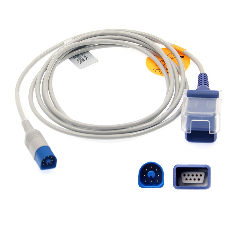 Extension Cable of SpO2 Sensor Probe For Philips M3 M4 MP20 MP80 VM4 VM6 M2601A
