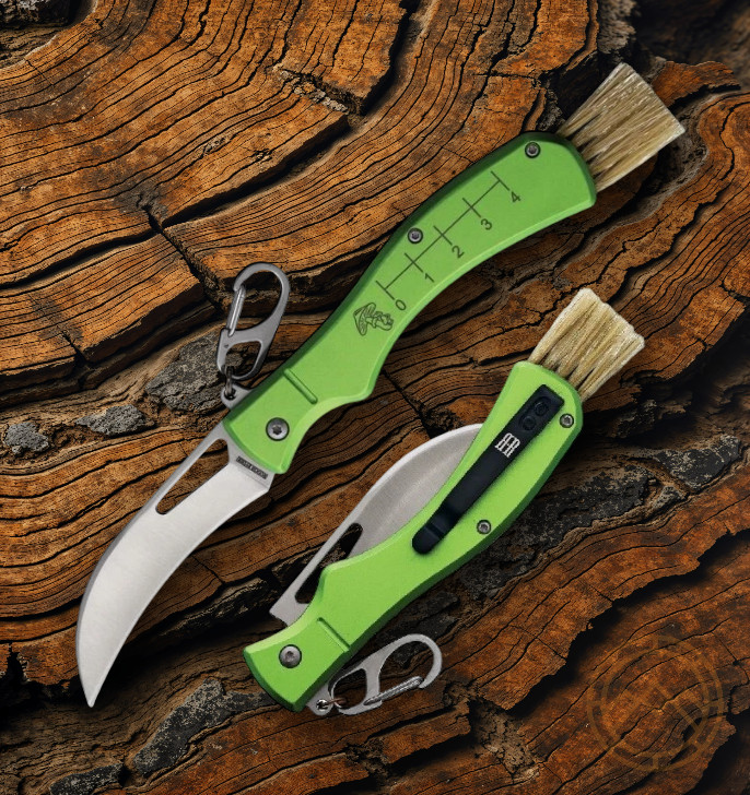 Rough Ryder Mushroom Hunter Folding Knife 3" Stainless Blade Aluminum Handle
