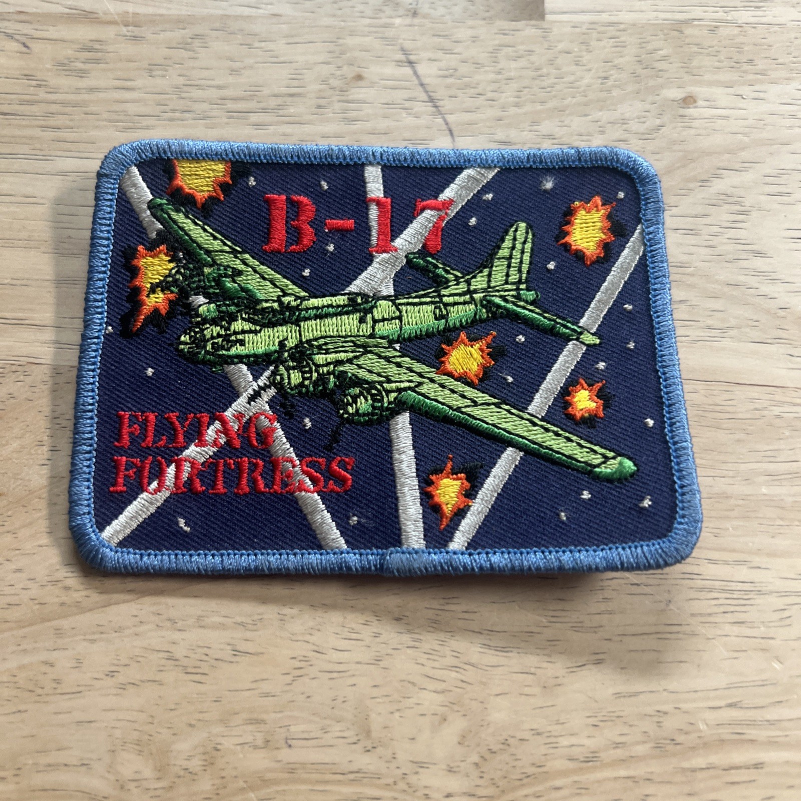 B-17 FLYING FORTRESS USAF Army Air Corps Boeing Bomb Squadron Patch NOS VTG