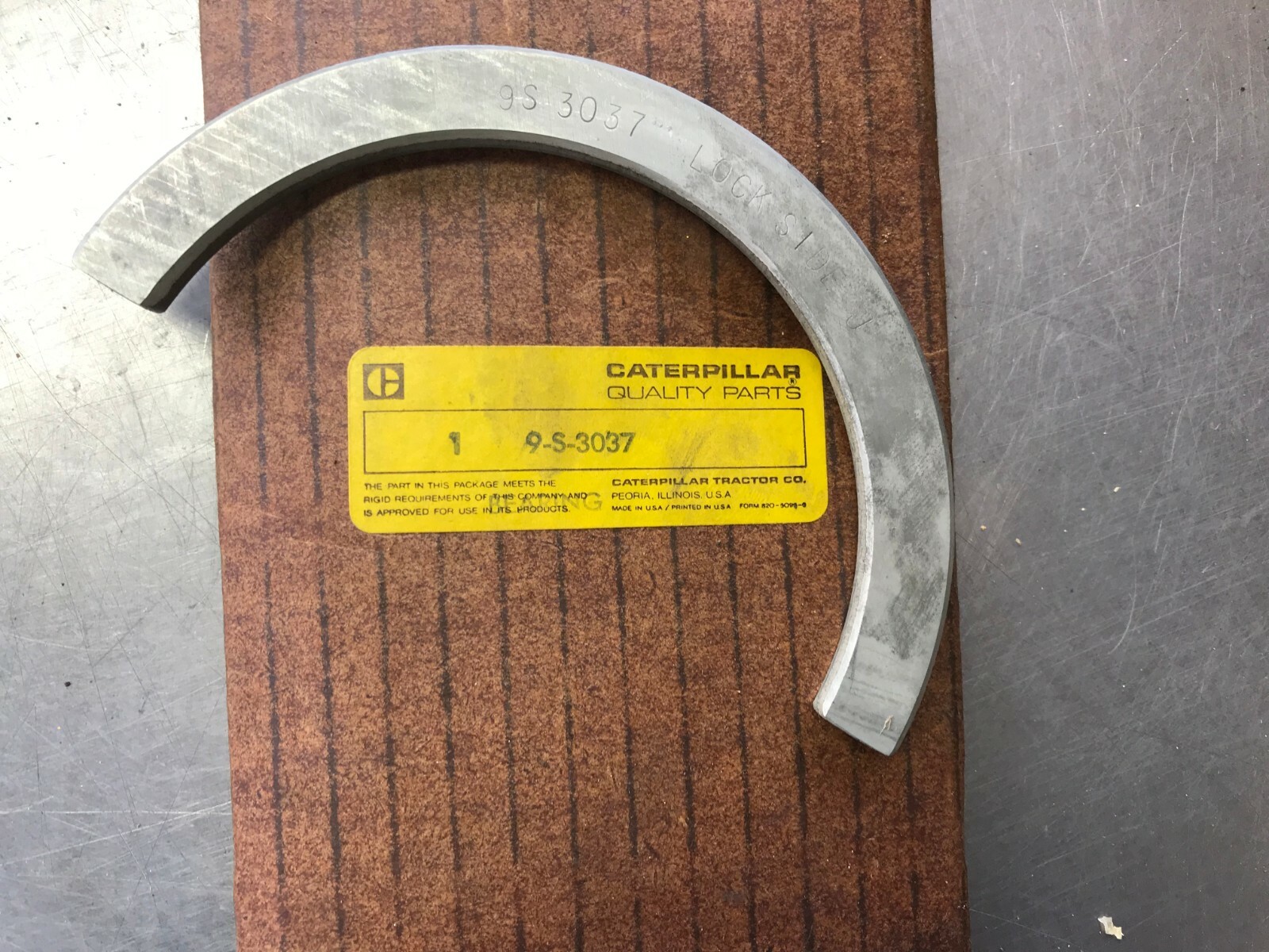 9S3037  GENUINE CAT  THRUST PLATE  Caterpillar  9S-3037