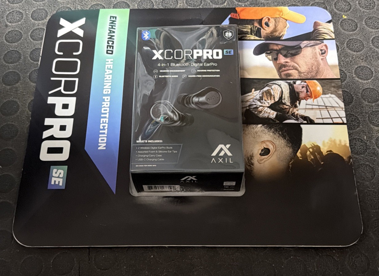 AXIL XCOR PRO SE Earbuds-Protect, Enhance, BRAND NEW-SEALED-FREE SHIPPING!!!